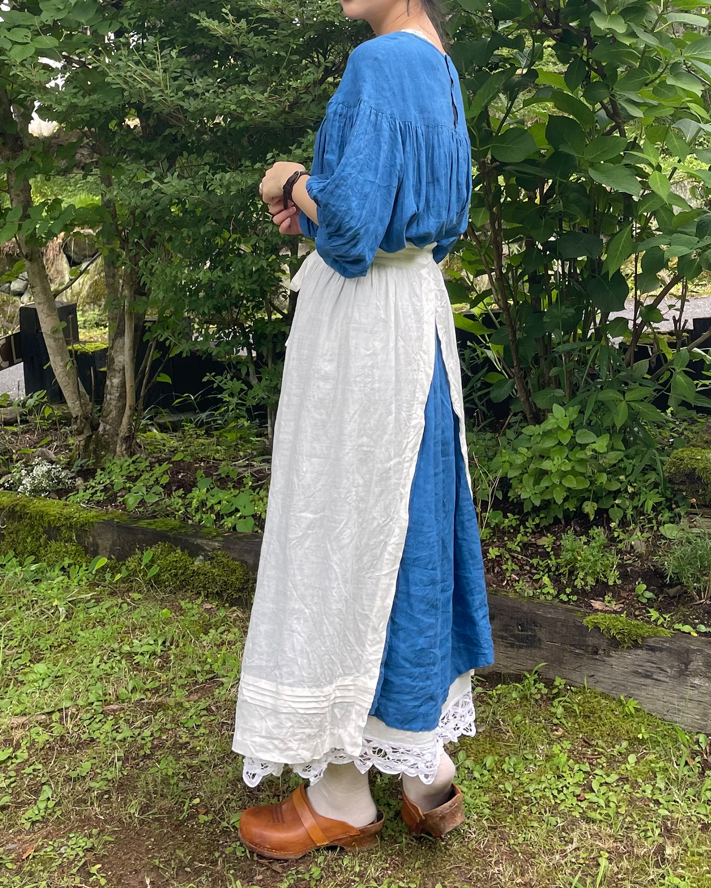5分袖ワンピース