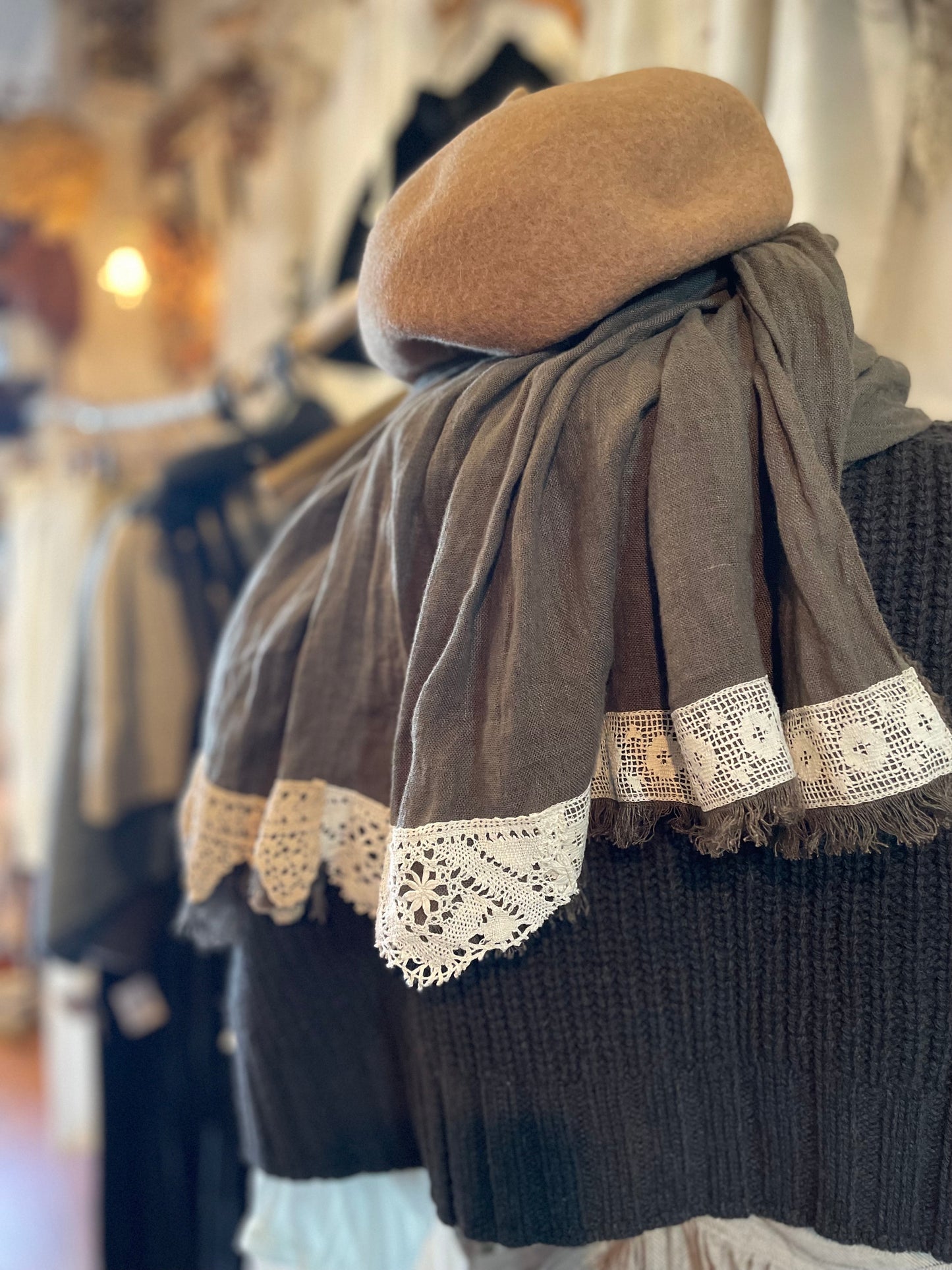 【NEW】リネンショール