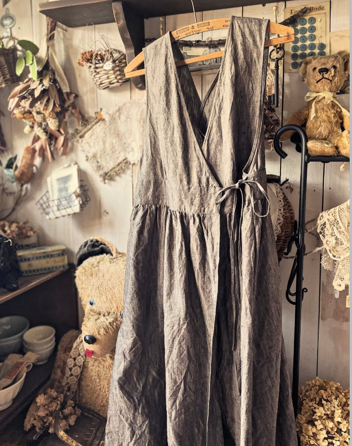 【NEW COLOR】カシュクールジャンパースカート
