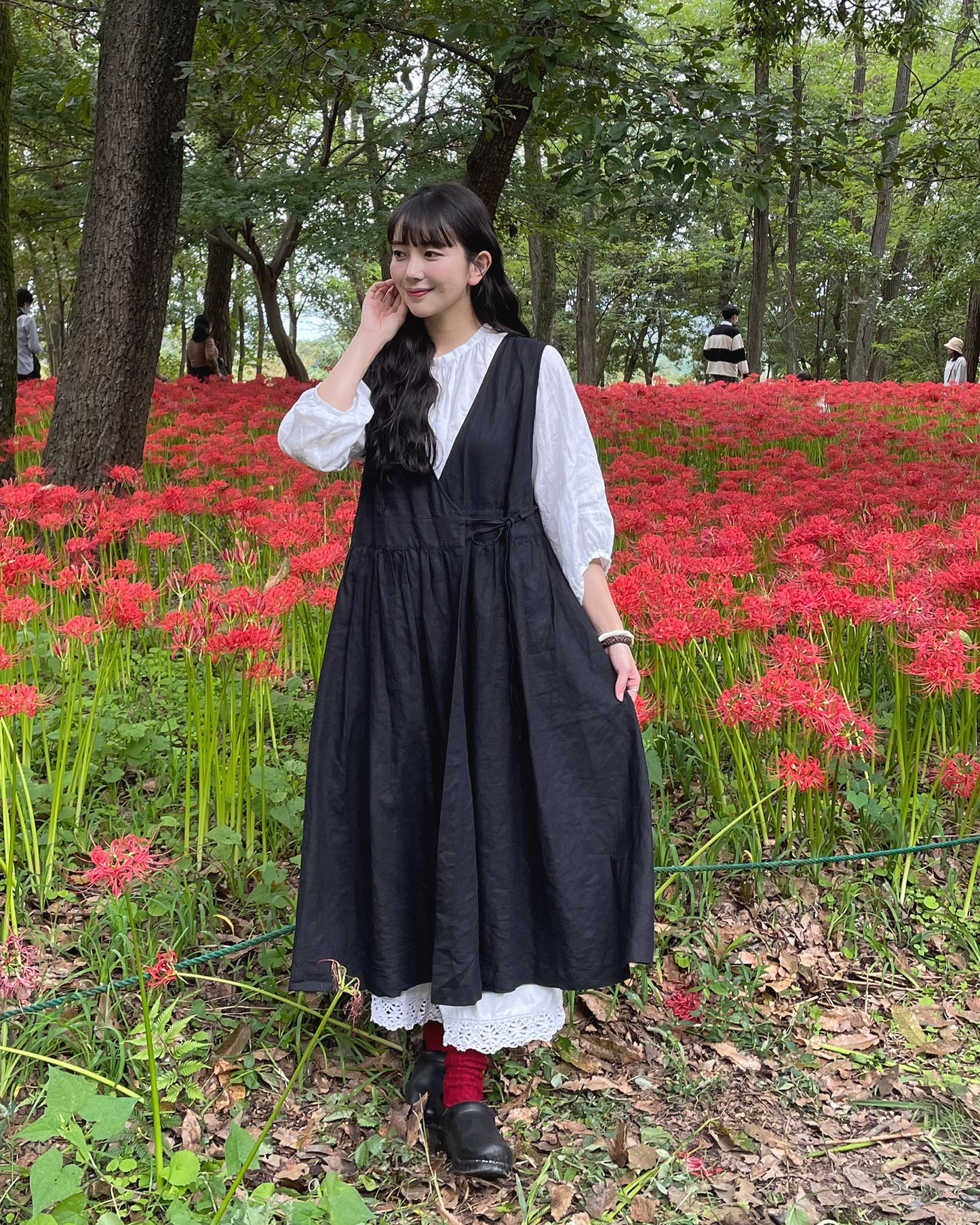 【NEW COLOR】カシュクールジャンパースカート