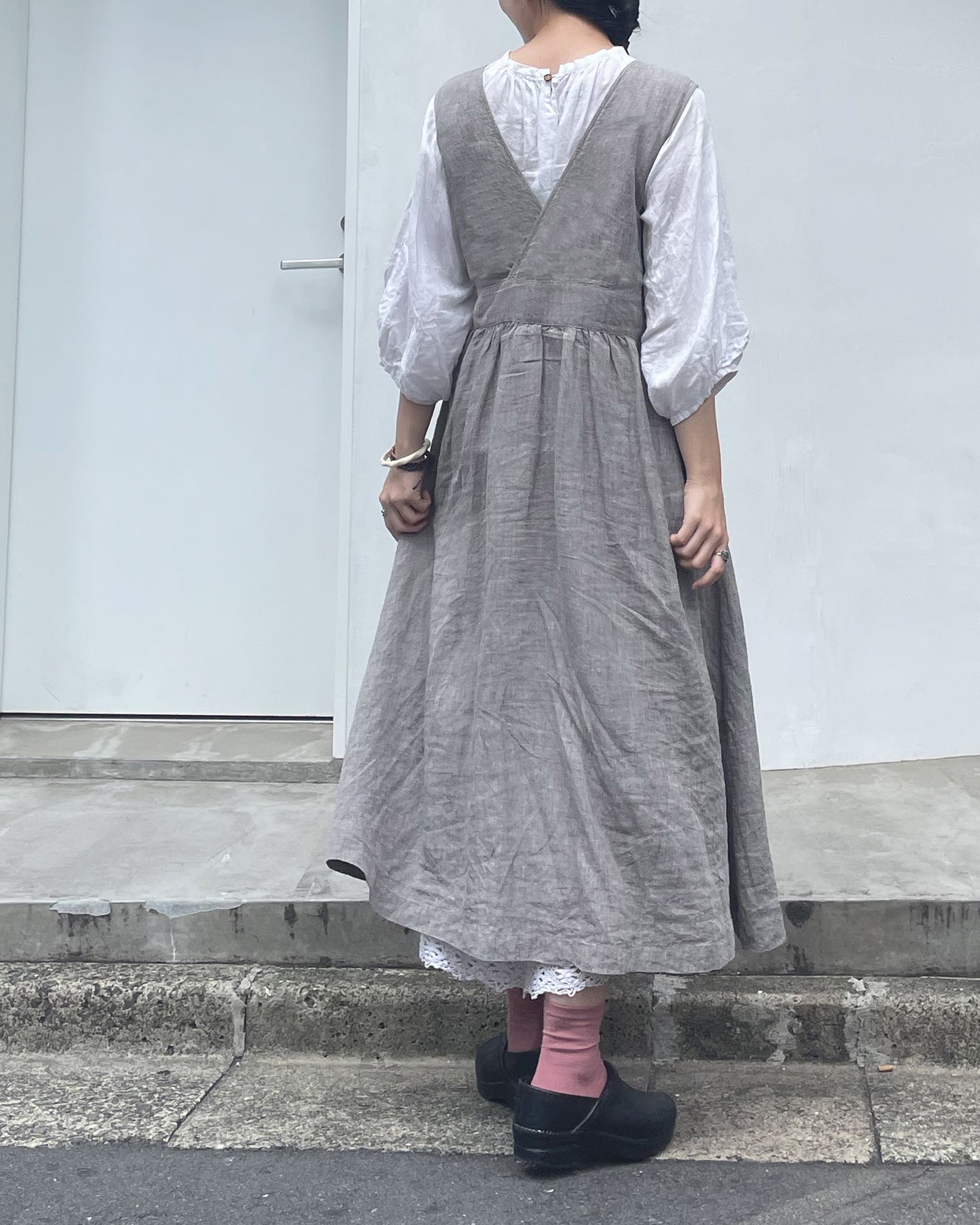 【NEW COLOR】カシュクールジャンパースカート