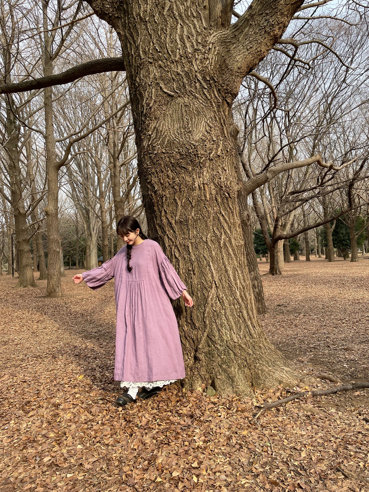 バルーンスリーブワンピース