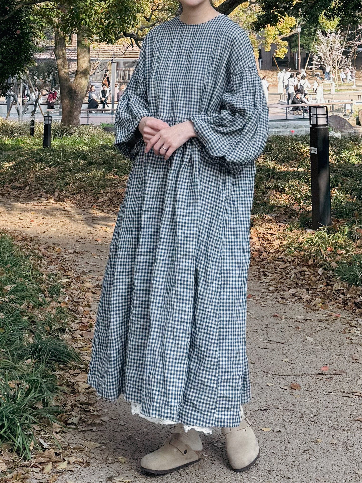 バルーンスリーブワンピース