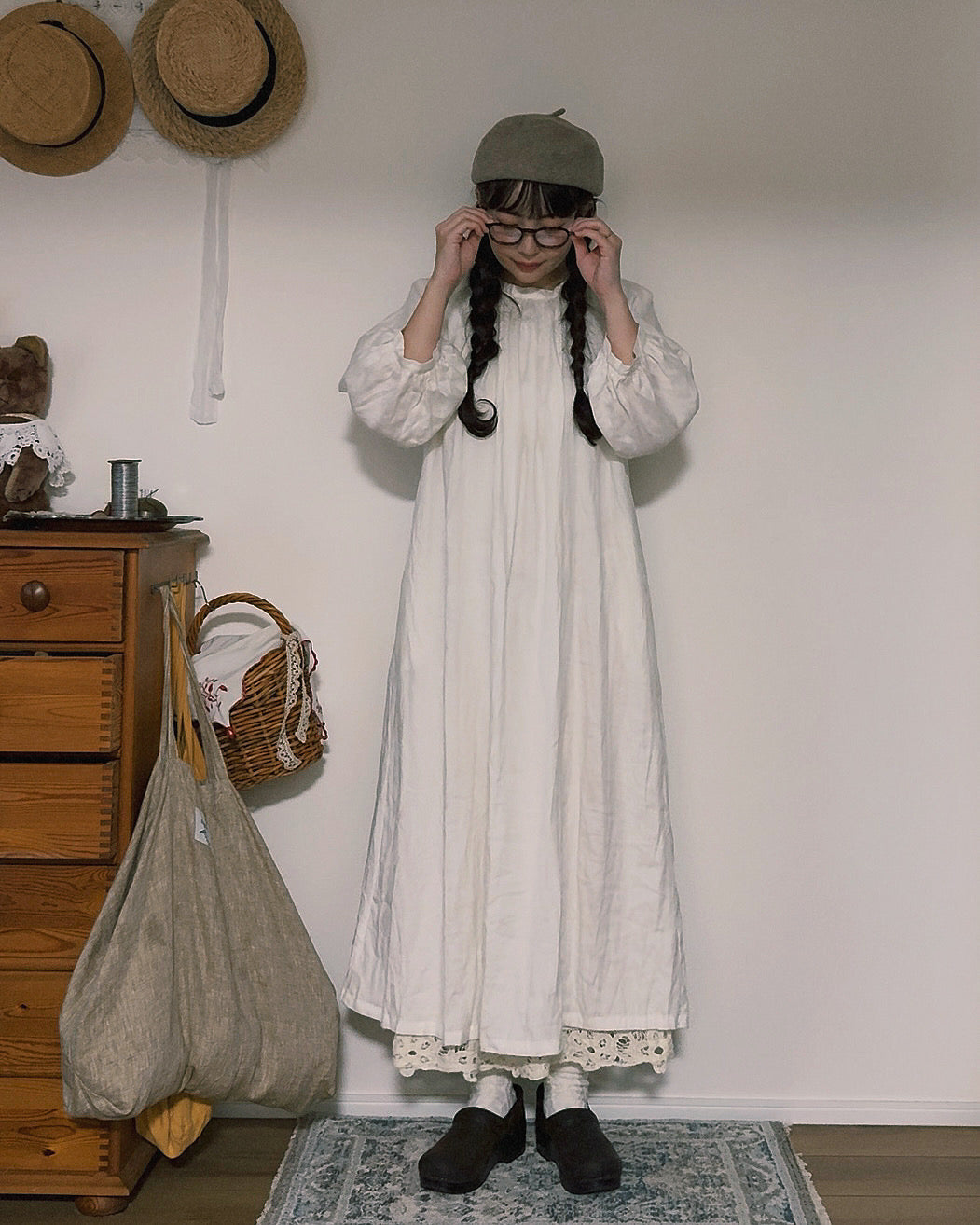 【NEW】ラグランスリーブワンピース