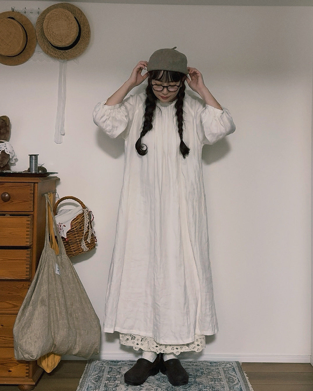 【NEW】ラグランスリーブワンピース