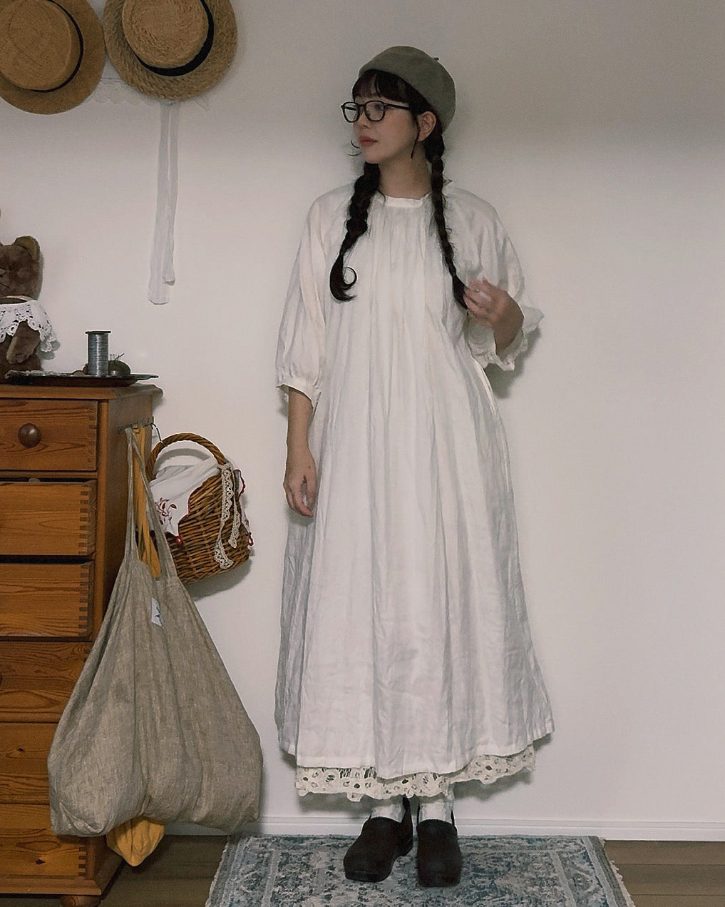 【NEW】ラグランスリーブワンピース