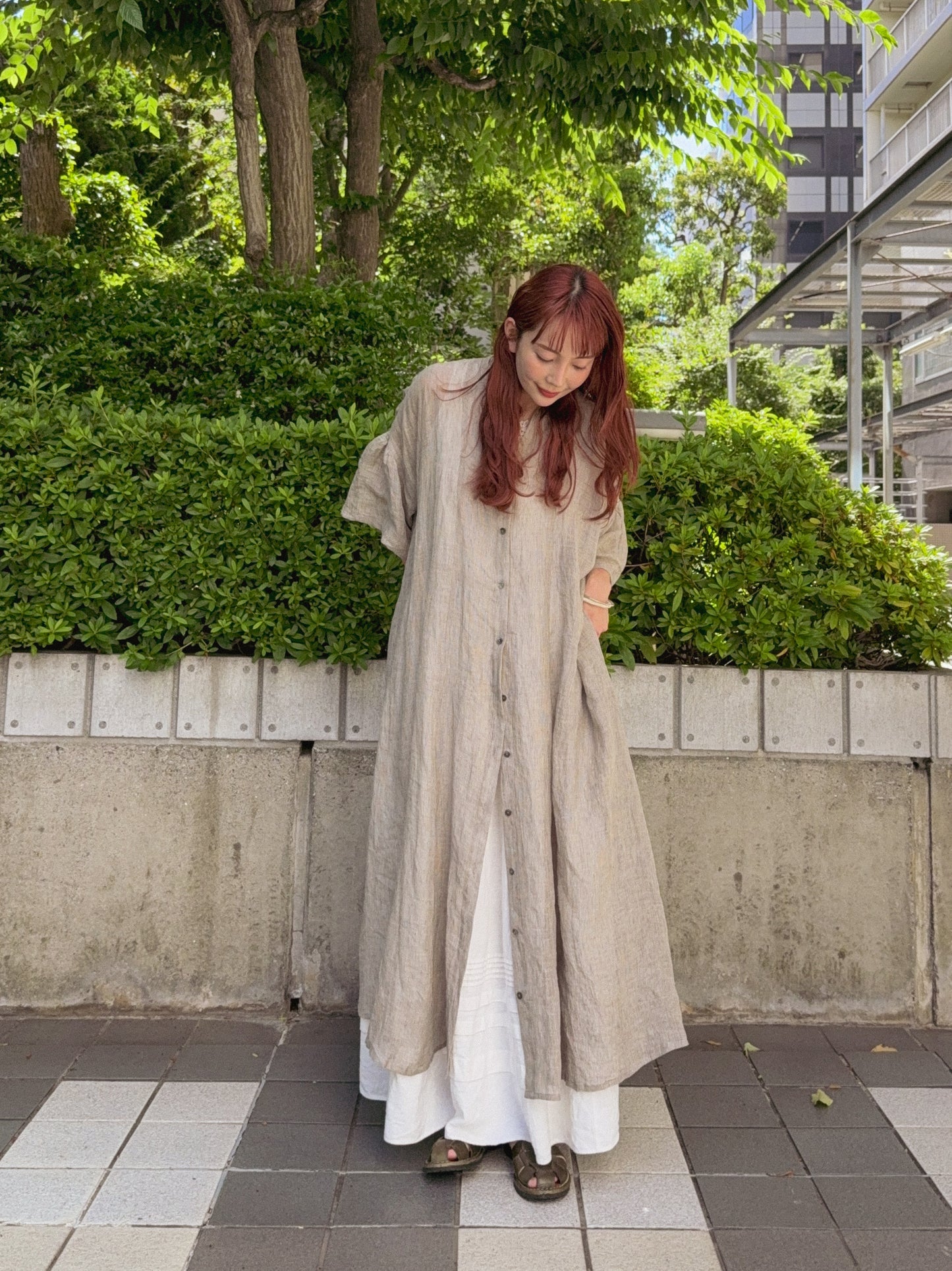 【NEW COLOR】半袖羽織ワンピース