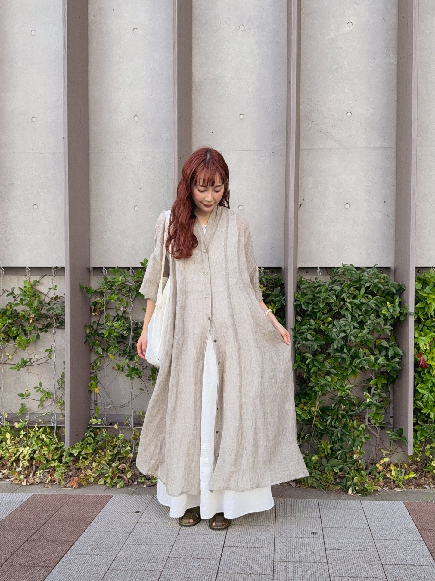 【NEW COLOR】半袖羽織ワンピース