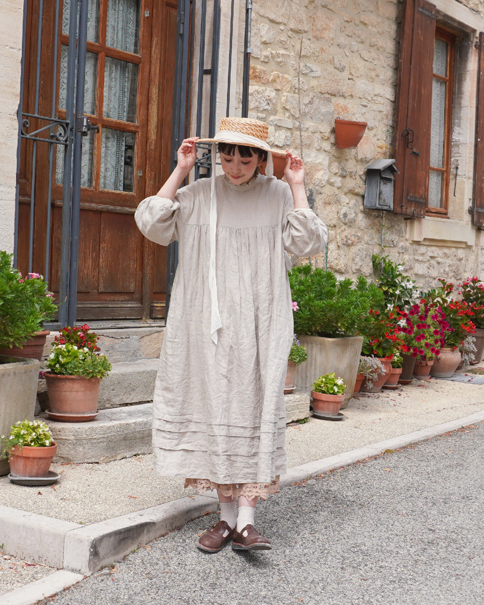 フリルタックワンピース – BLUE BERRY JAM フリルタックワンピース – BLUE BERRY JAM